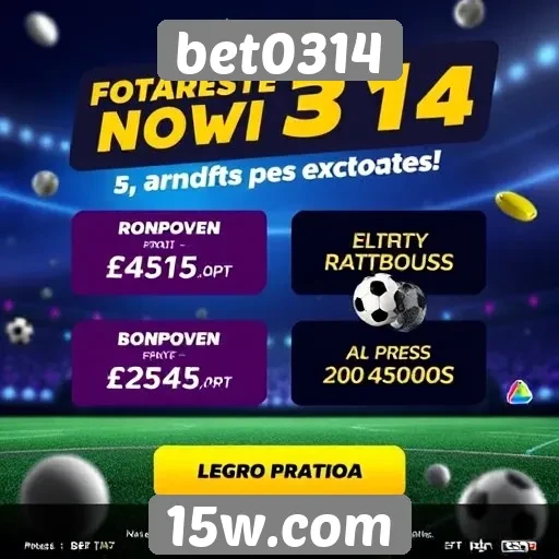 Bet0314 oferece promoções exclusivas para novos usuários